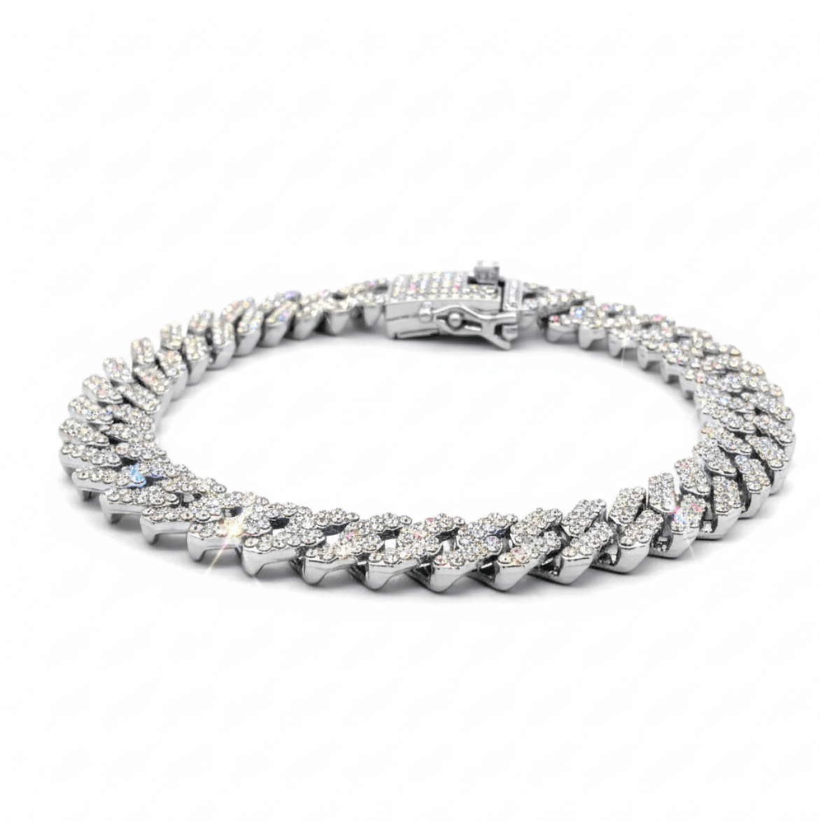 The One Jewelry Iced Out Diamond Bracelet - 8 Styles - Beauty Exchange Beauty Supply