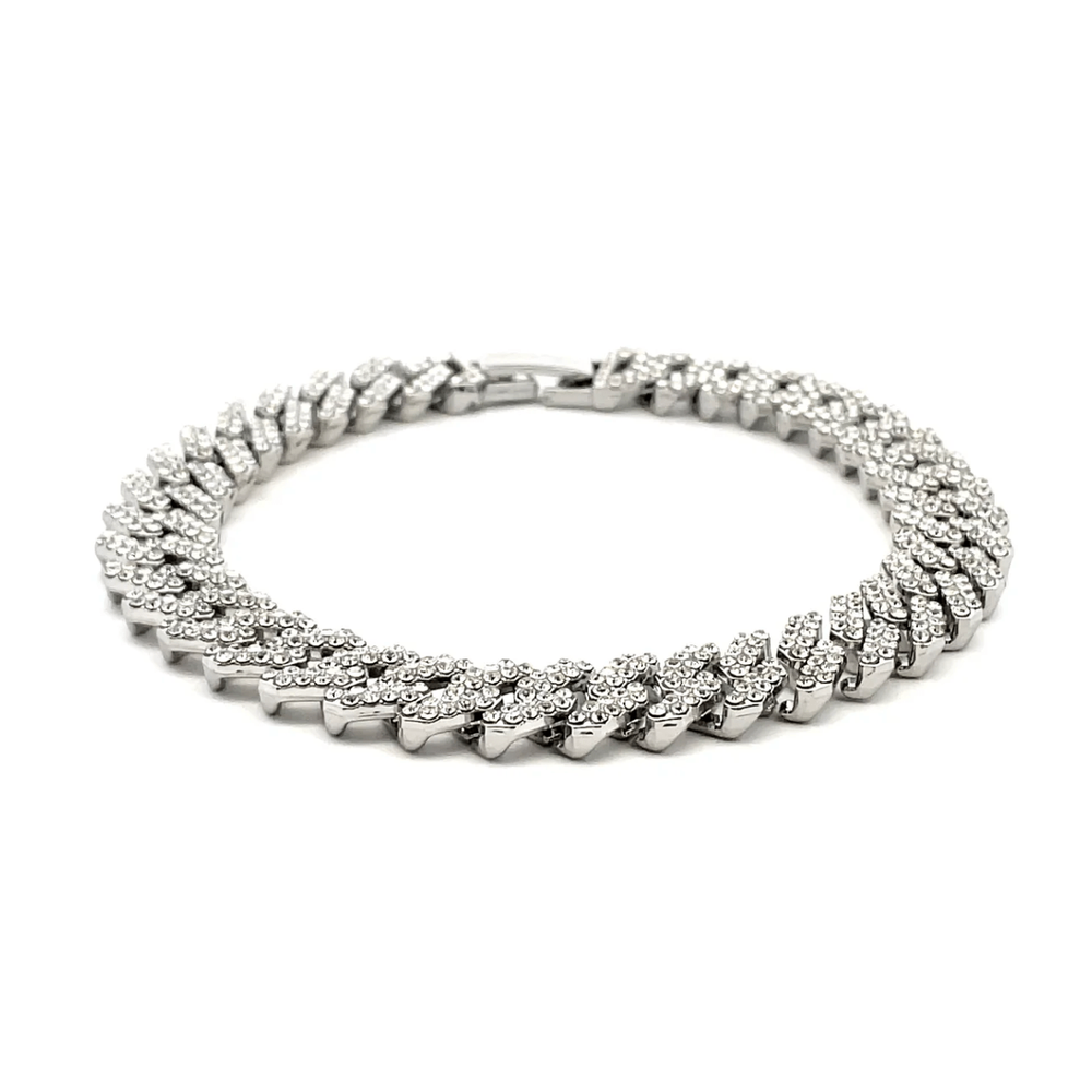 The One Jewelry Iced Out Diamond Bracelet - 8 Styles - Beauty Exchange Beauty Supply