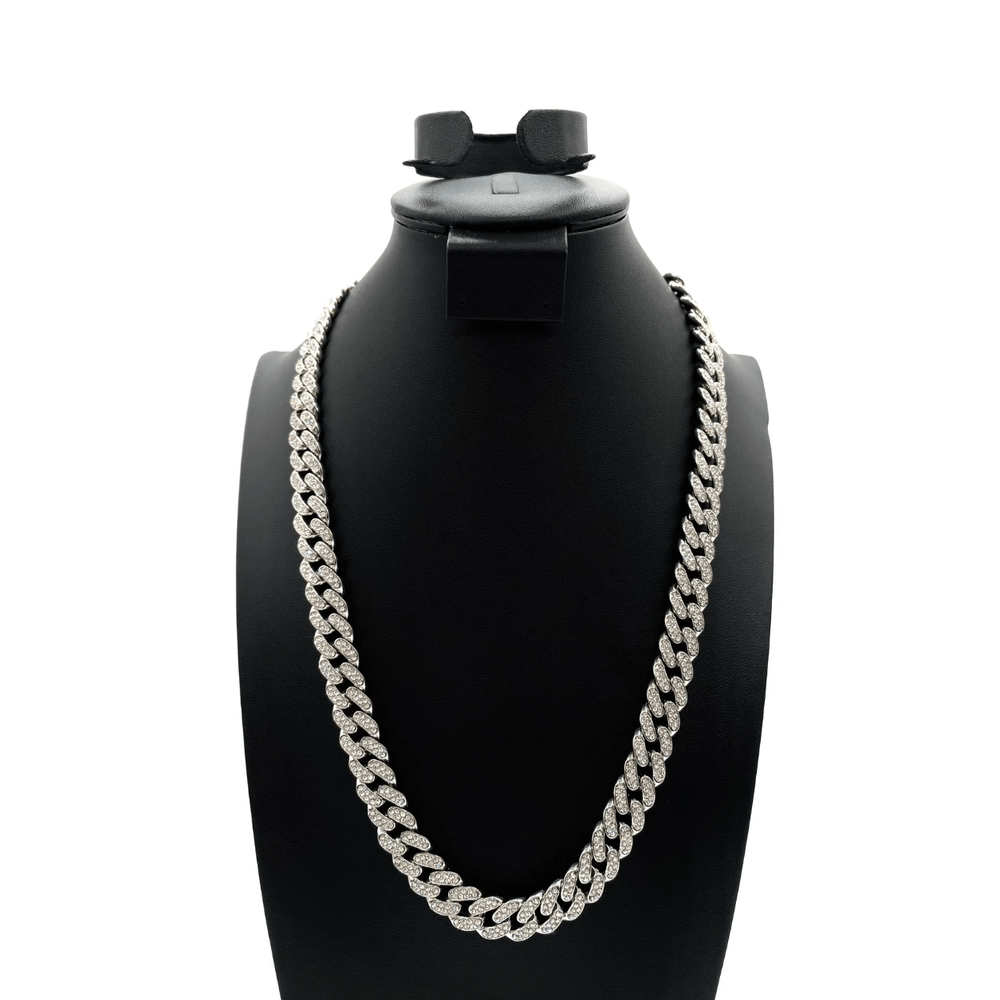 The One Jewelry Iced Out Diamond Necklace - 9 Styles - Beauty Exchange Beauty Supply