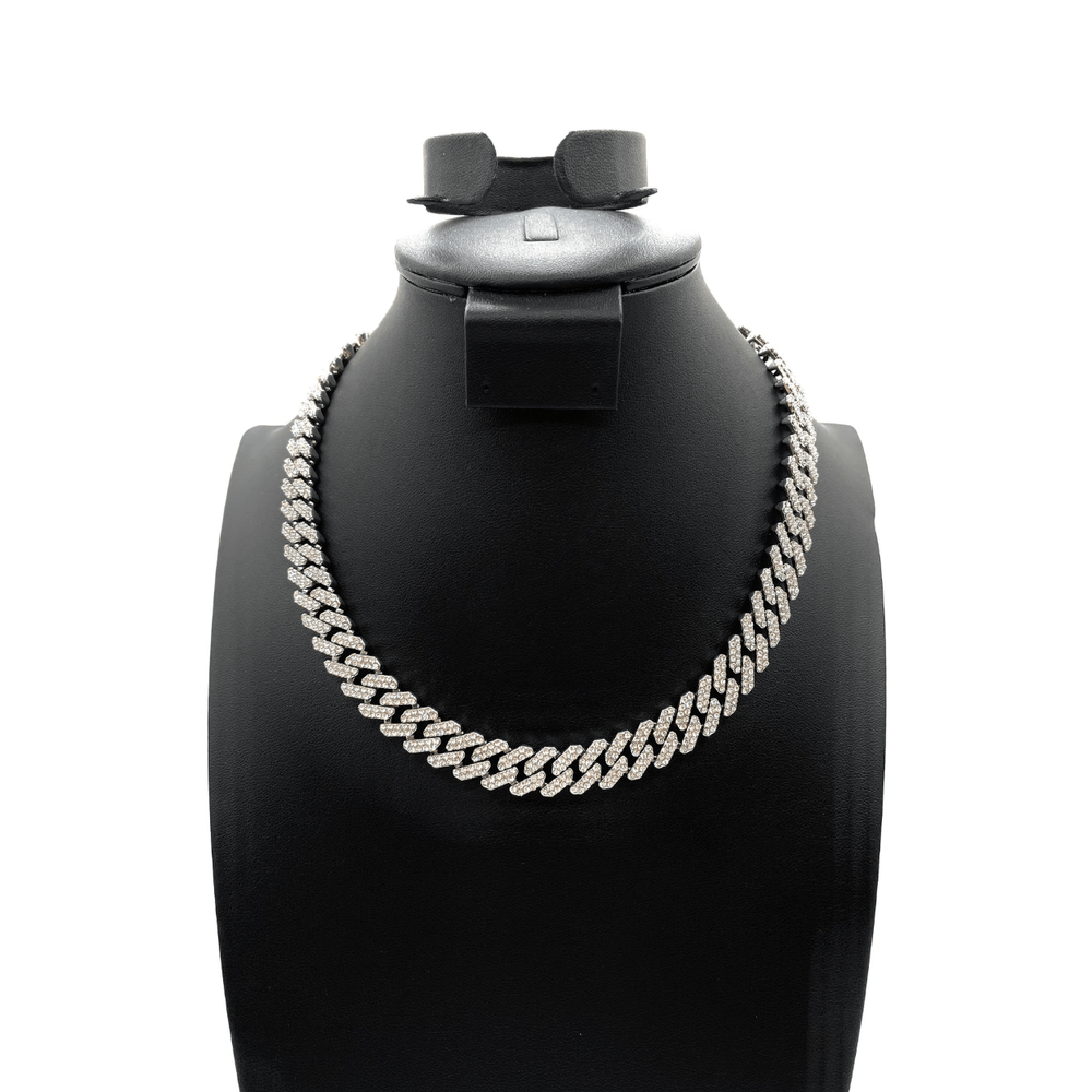 The One Jewelry Iced Out Diamond Necklace - 9 Styles - Beauty Exchange Beauty Supply