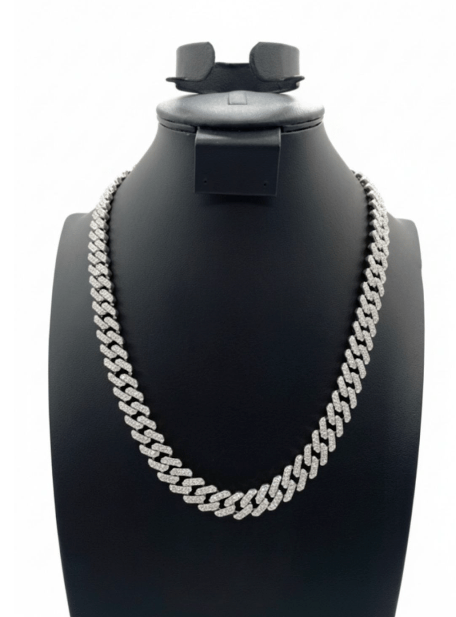 The One Jewelry Iced Out Diamond Necklace - 9 Styles - Beauty Exchange Beauty Supply