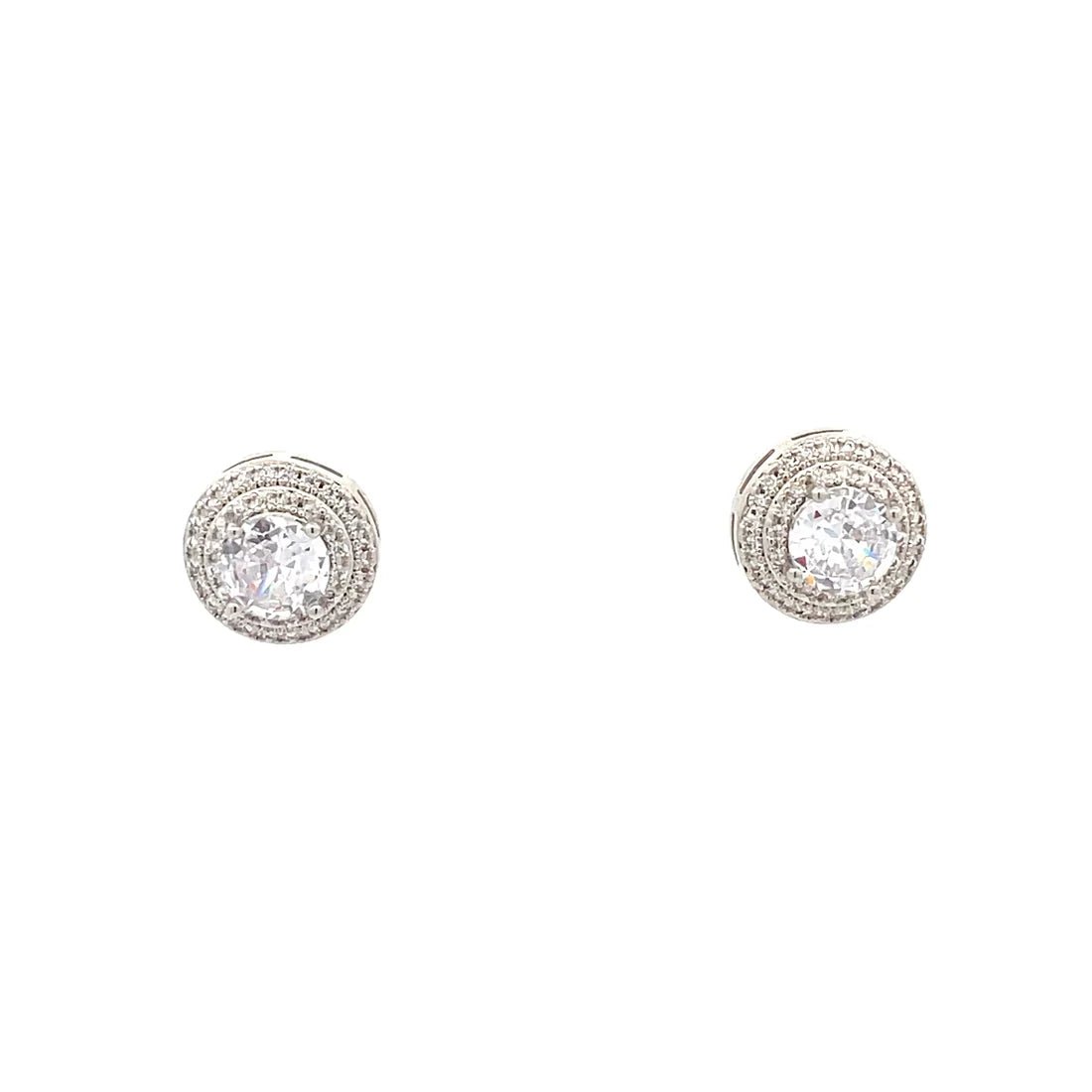 The One Jewelry Micro Pave Earrings - Beauty Exchange Beauty Supply