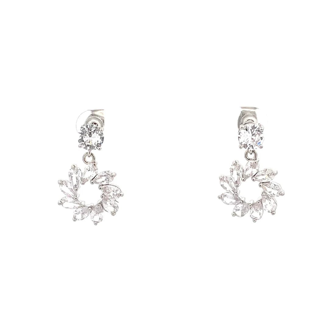 The One Jewelry Micro Pave Earrings - Beauty Exchange Beauty Supply