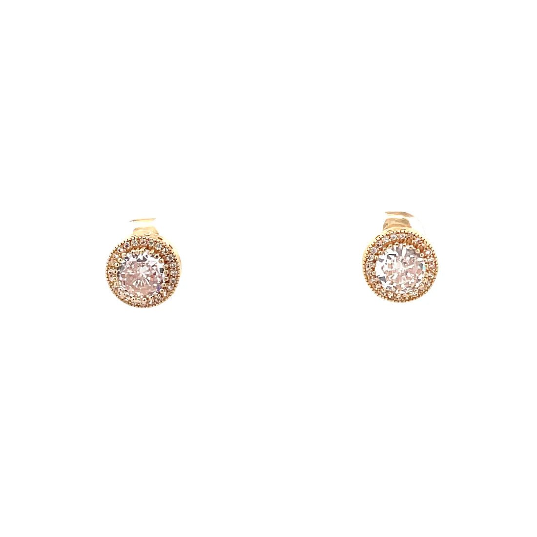 The One Jewelry Micro Pave Earrings - Beauty Exchange Beauty Supply
