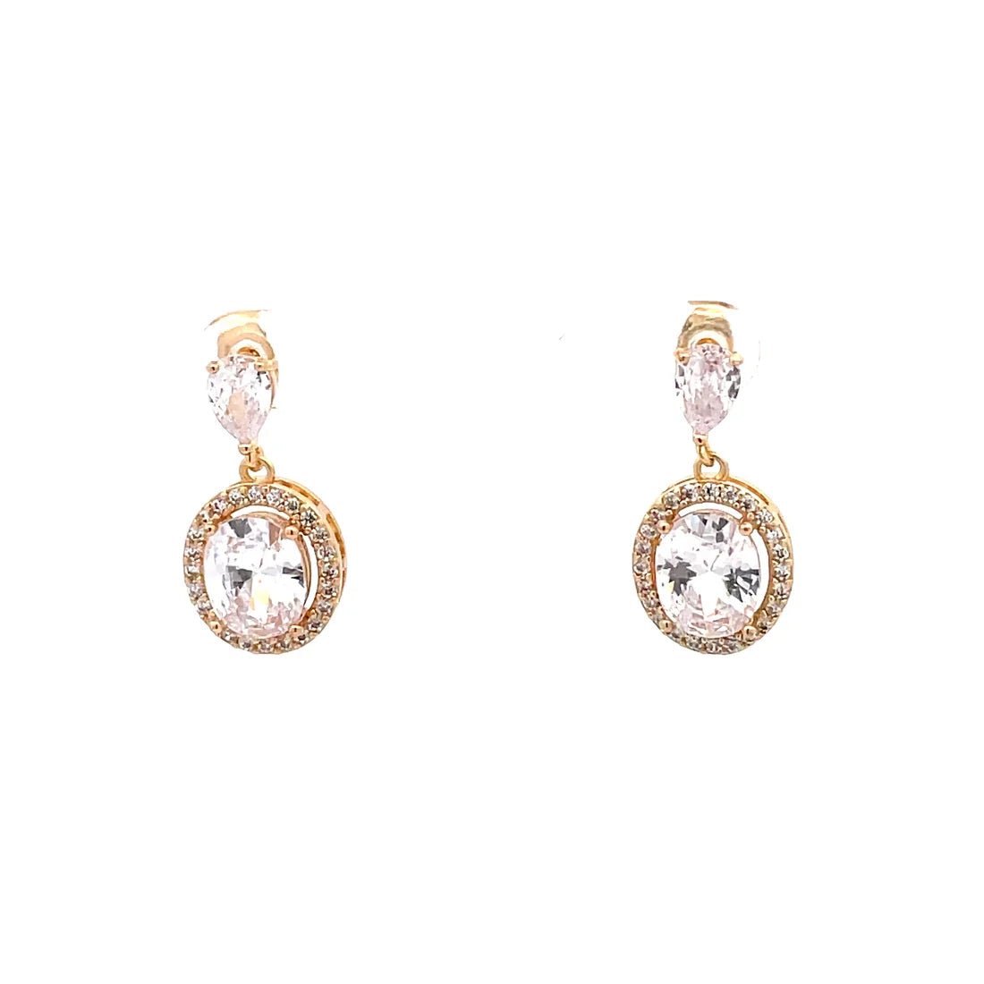 The One Jewelry Micro Pave Earrings - Beauty Exchange Beauty Supply