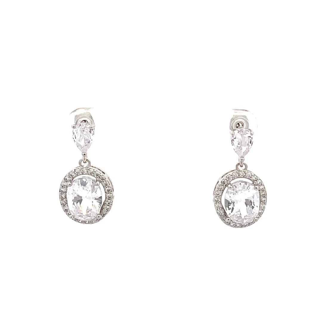 The One Jewelry Micro Pave Earrings - Beauty Exchange Beauty Supply