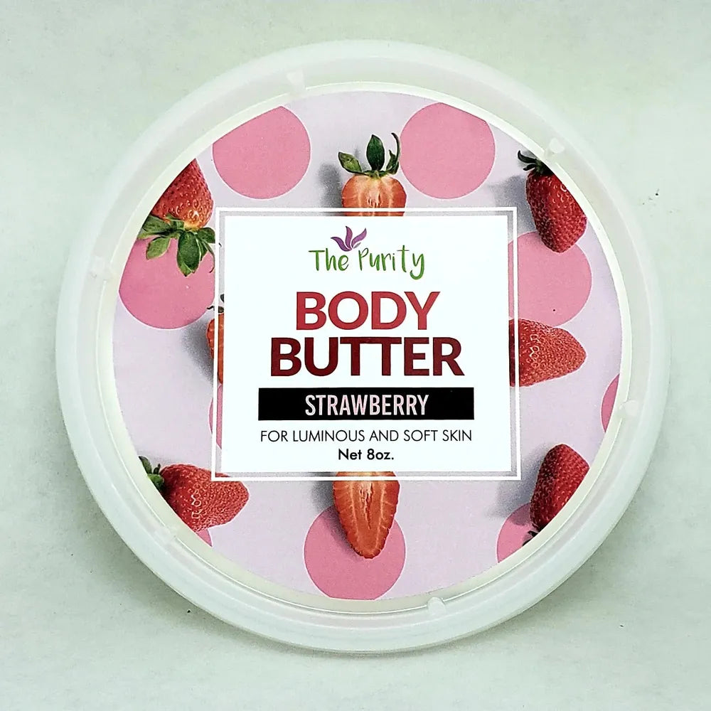 The Purity Cosmetics Body Butter – Hydrating & Nourishing Formula – 9 Scent Variants – 8 oz - Beauty Exchange Beauty Supply
