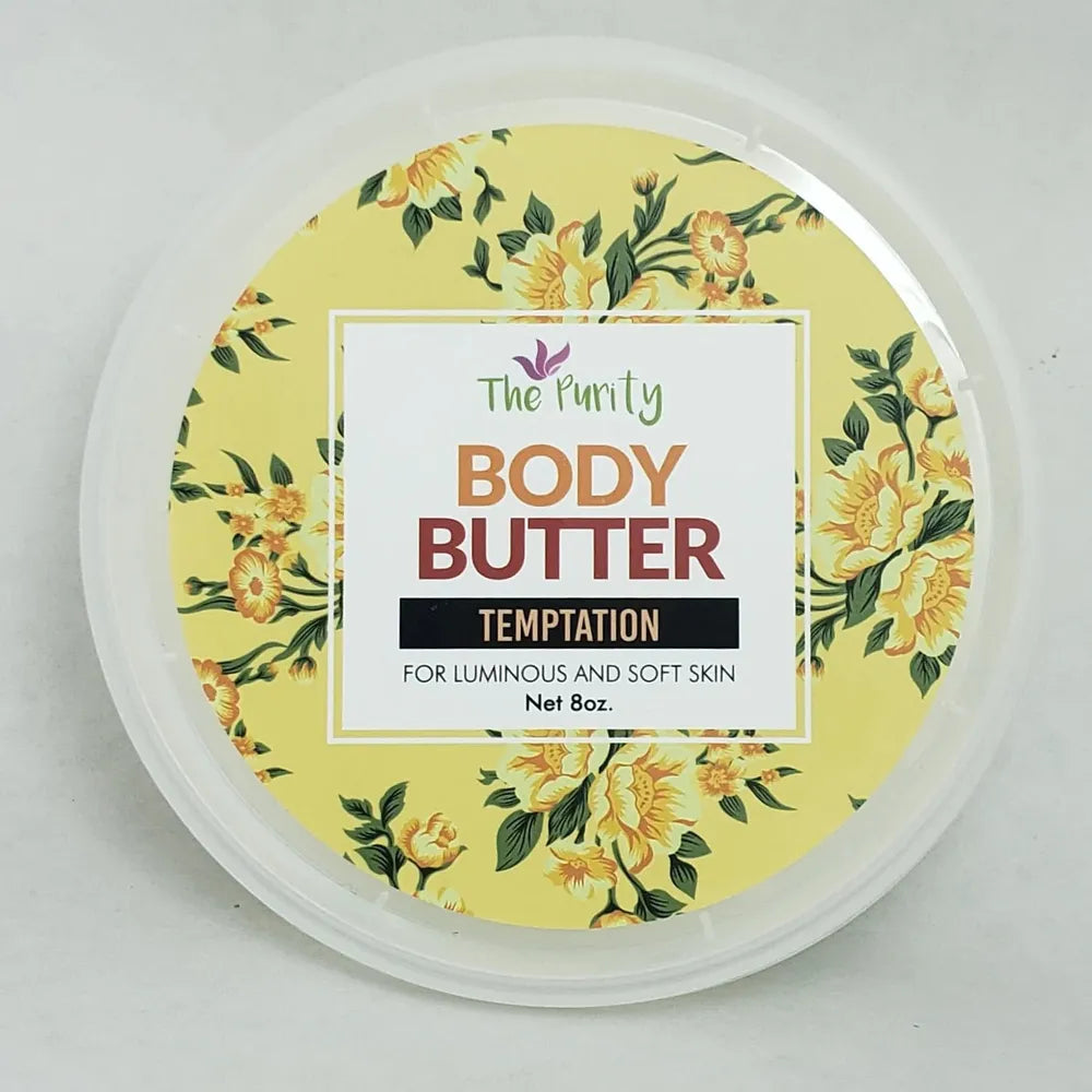 The Purity Cosmetics Body Butter – Hydrating & Nourishing Formula – 9 Scent Variants – 8 oz - Beauty Exchange Beauty Supply
