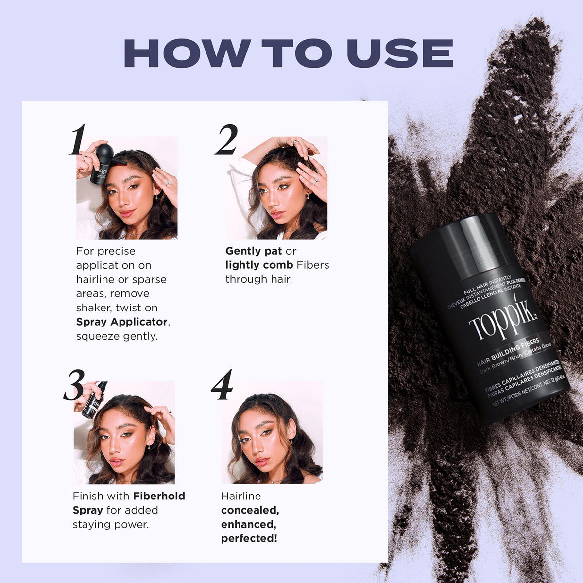 Toppik FiberHold Spray – 4 oz - Beauty Exchange Beauty Supply