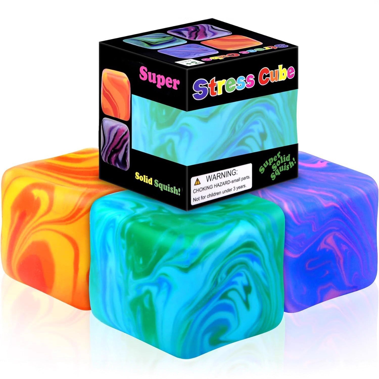 Toy Ice Cube Squishy Toy Stress Relief Squeeze Ball - Beauty Exchange Beauty Supply