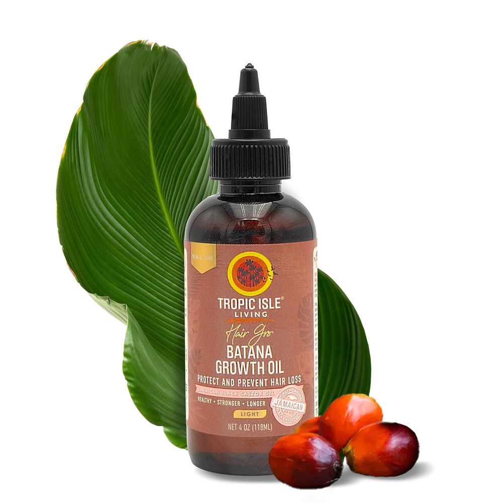 Tropical Isle Living Batana Growth Oil – 4 oz Original, Light - Beauty Exchange Beauty Supply