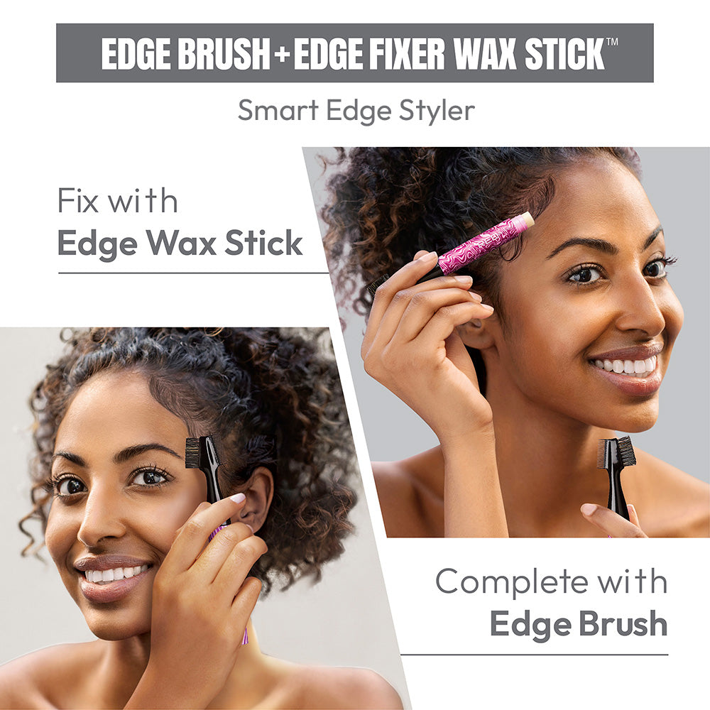 Red by Kiss – Edge Cara with Edge Fixer Wax