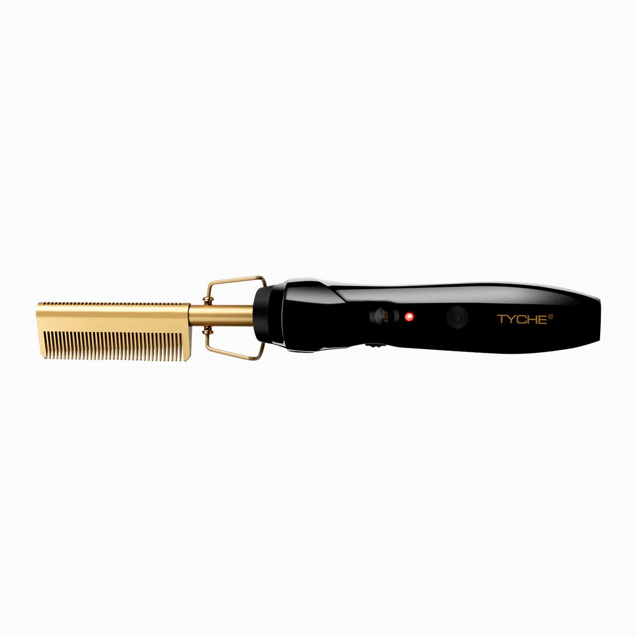 Tyche Gold Pressing Comb - Beauty Exchange Beauty Supply