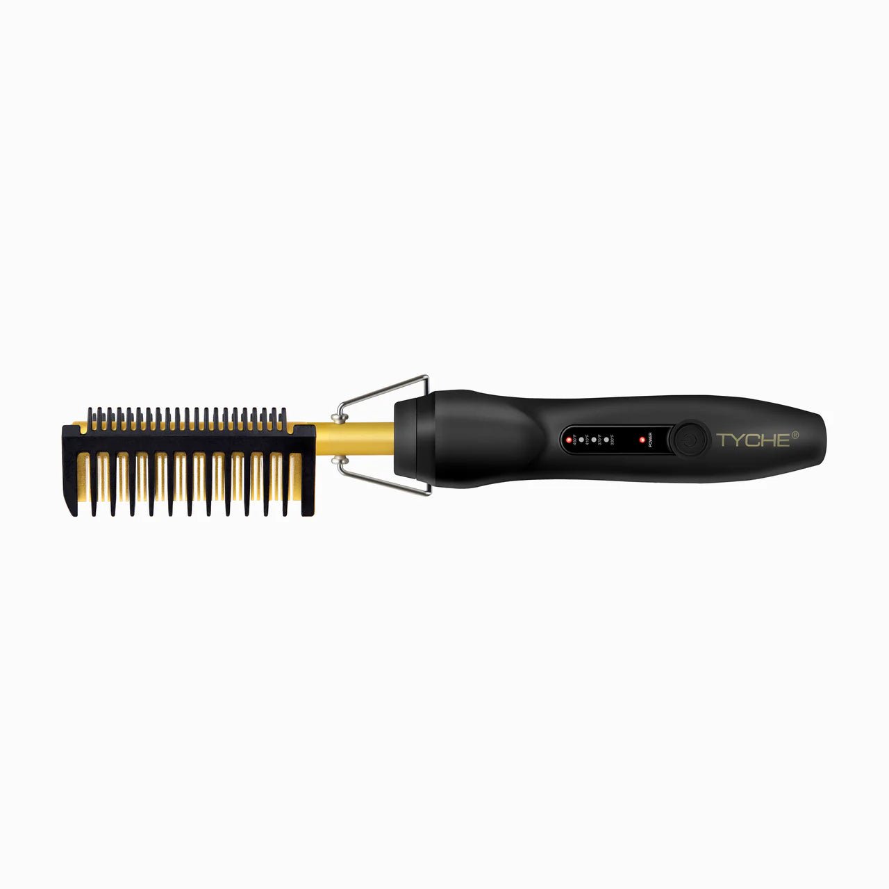 Tyche Gold Pressing Comb - Beauty Exchange Beauty Supply