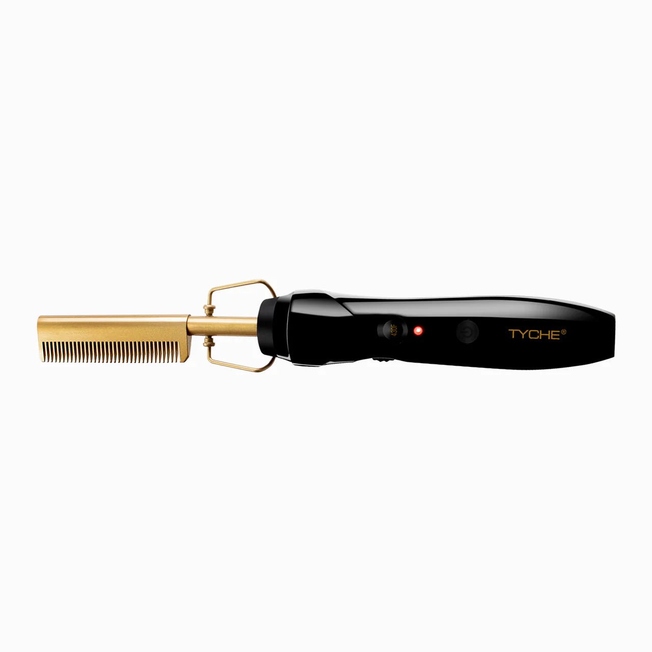 Tyche Gold Pressing Comb - Beauty Exchange Beauty Supply