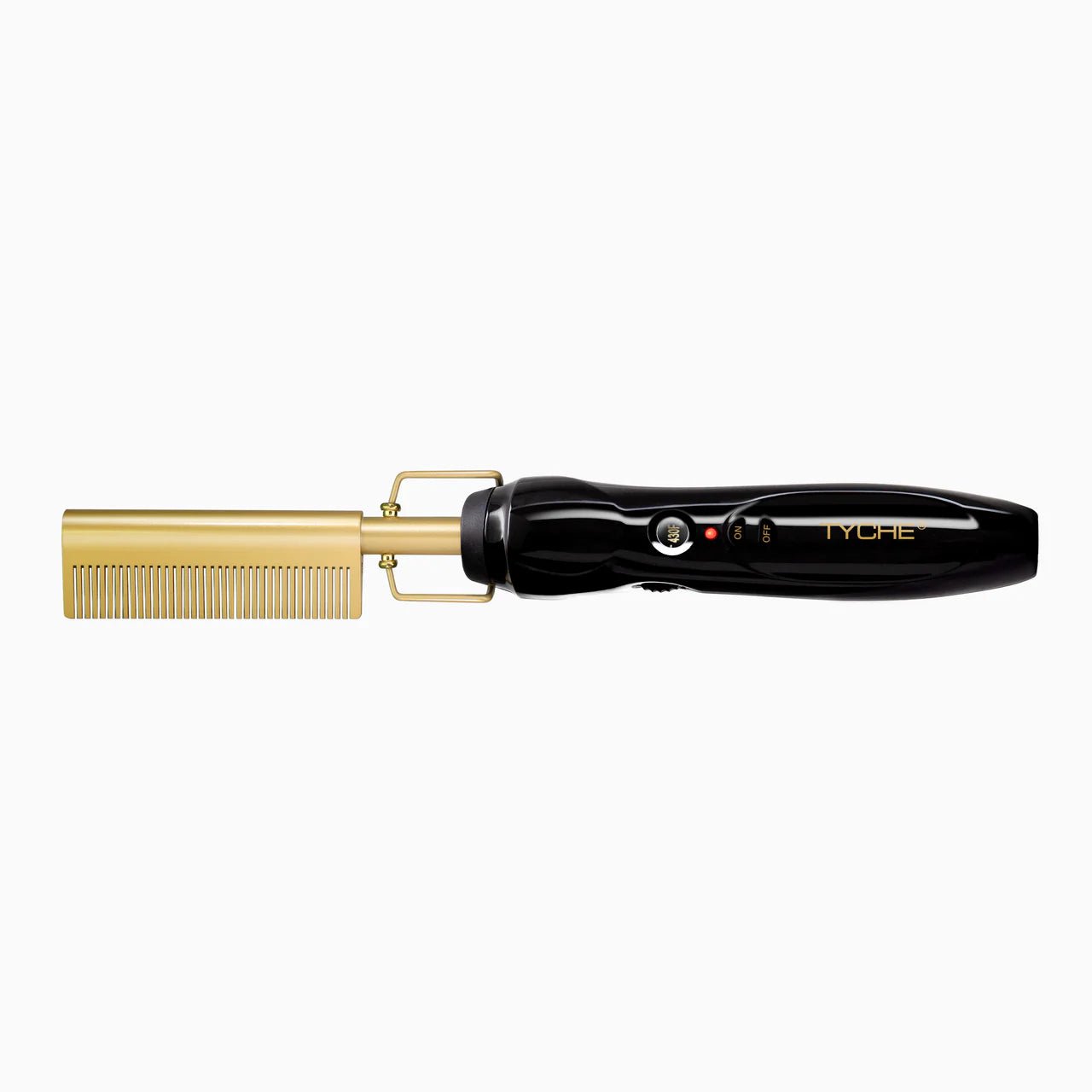 Tyche Gold Pressing Comb - Beauty Exchange Beauty Supply