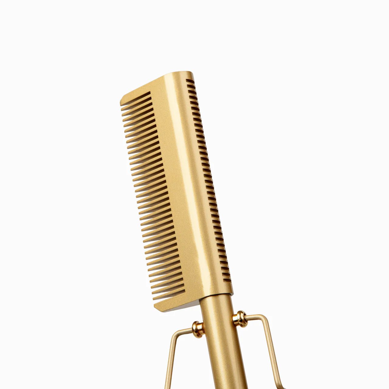 Tyche Gold Pressing Comb - Beauty Exchange Beauty Supply