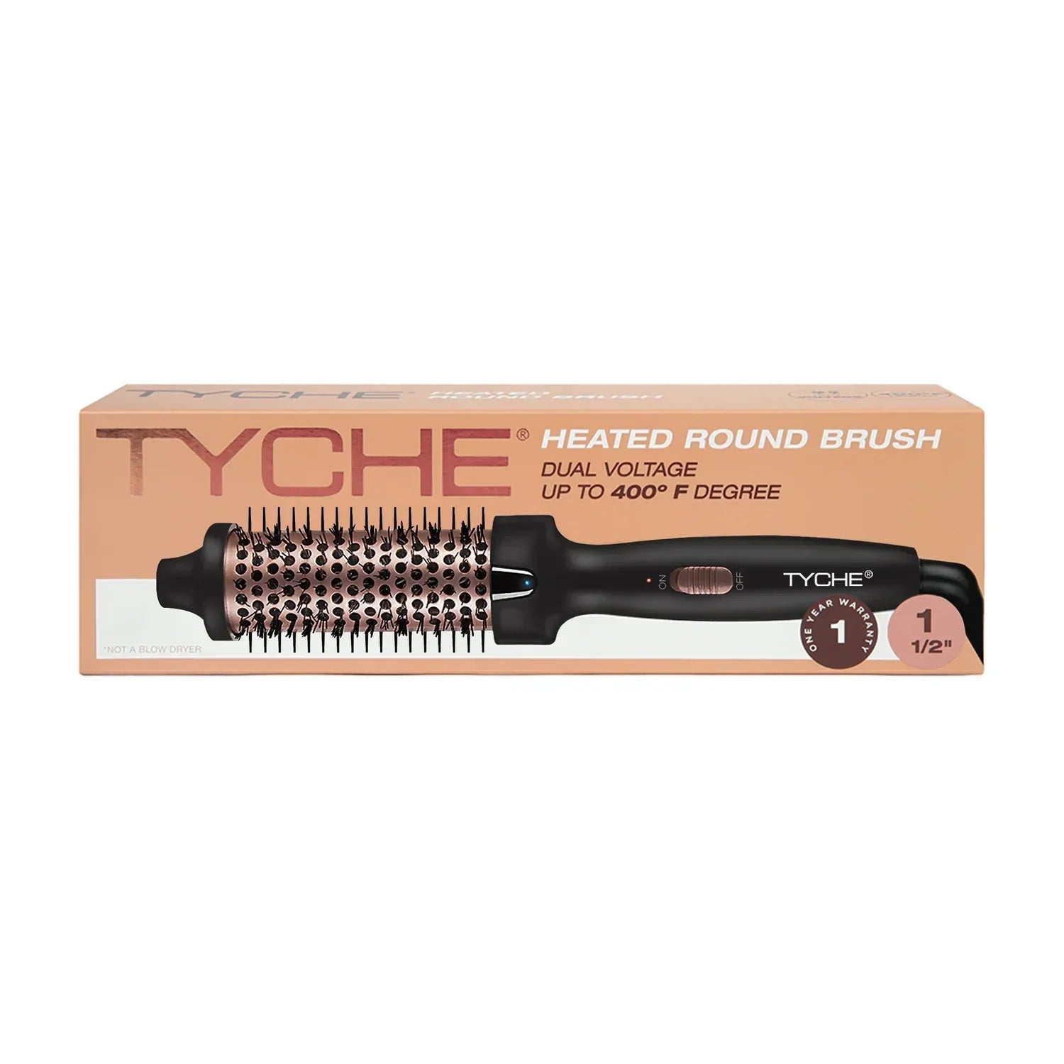 Tyche Heated Curling Round Brush - Beauty Exchange Beauty Supply