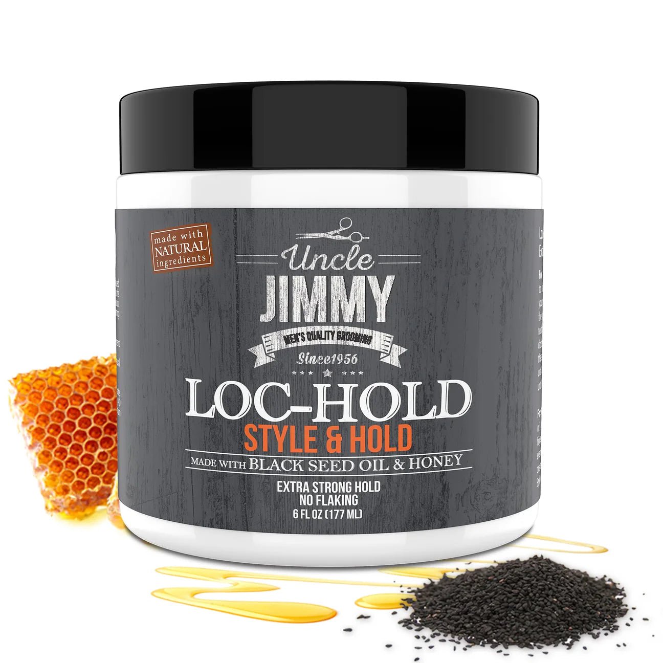 Uncle Jimmy Loc Hold Styling Pomade/Wax – 6oz - Beauty Exchange Beauty Supply