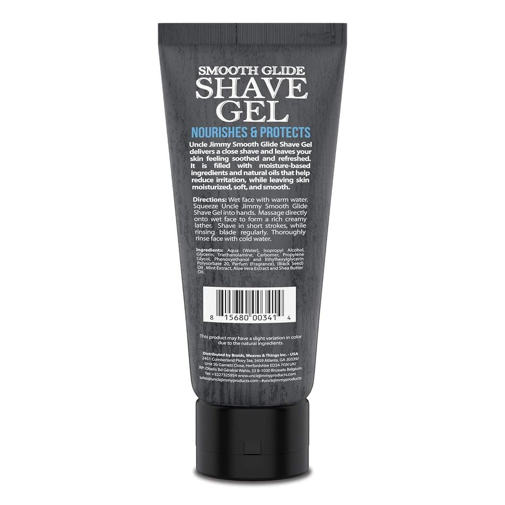 Uncle Jimmy Shave Gel – Bump - Free Shave 8 oz - Beauty Exchange Beauty Supply