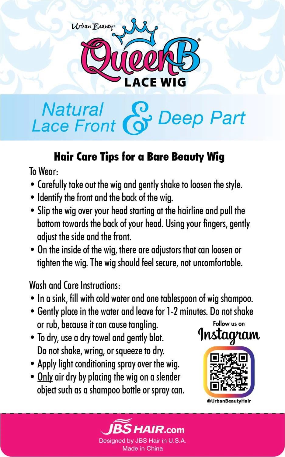 Urban Beauty Queen B LW375 Synthetic Wig – Isabel - Beauty Exchange Beauty Supply