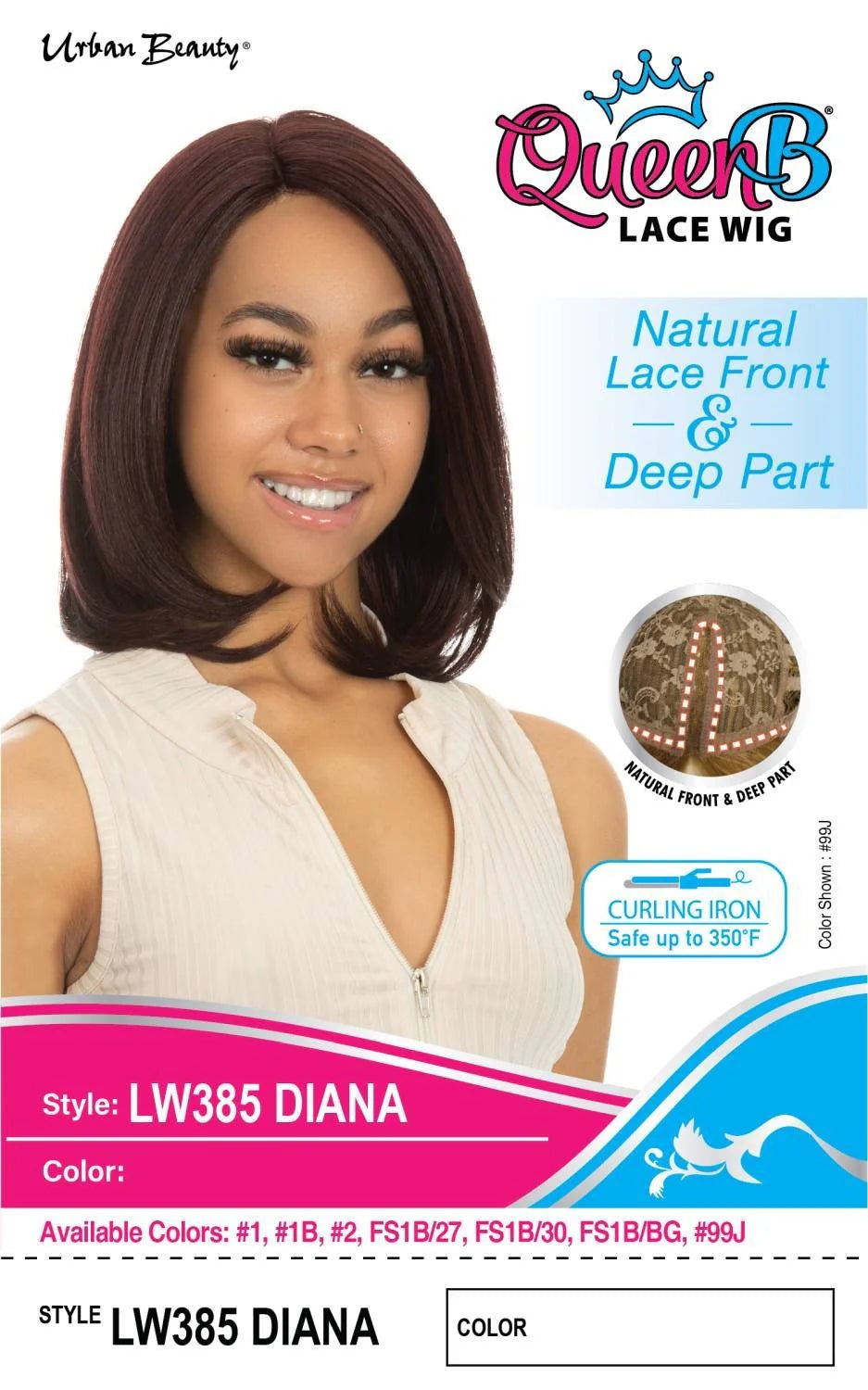 Urban Beauty Queen B LW385 Synthetic Wig – Diana - Beauty Exchange Beauty Supply