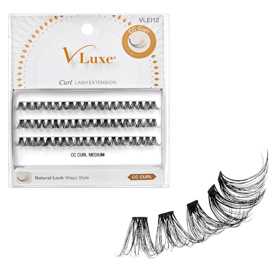 V - Luxe by i - ENVY 30D Extension Cluster Lashes – Styles 06 to 13 - Beauty Exchange Beauty Supply