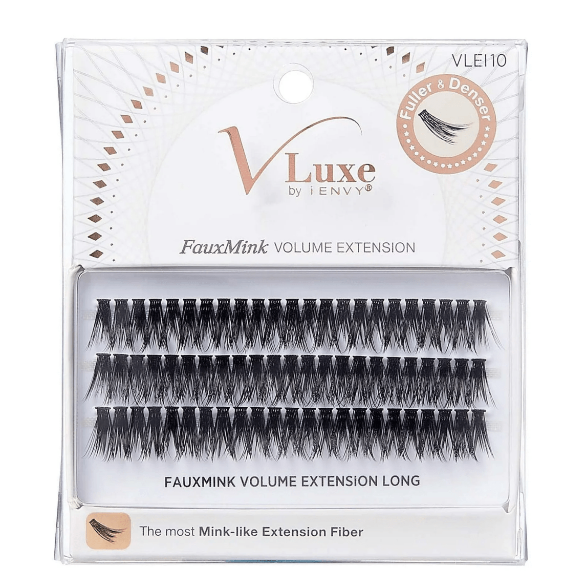 V - Luxe by i - ENVY 30D Extension Cluster Lashes – Styles 06 to 13 - Beauty Exchange Beauty Supply
