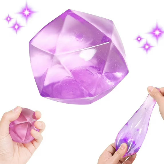 Color Stress Balls Diamond Shape Decompression