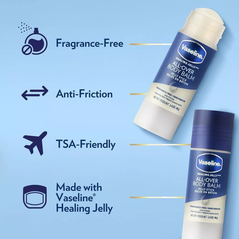 Vaseline All - Over Body Balm Stick Unscented – 1.4oz - Beauty Exchange Beauty Supply