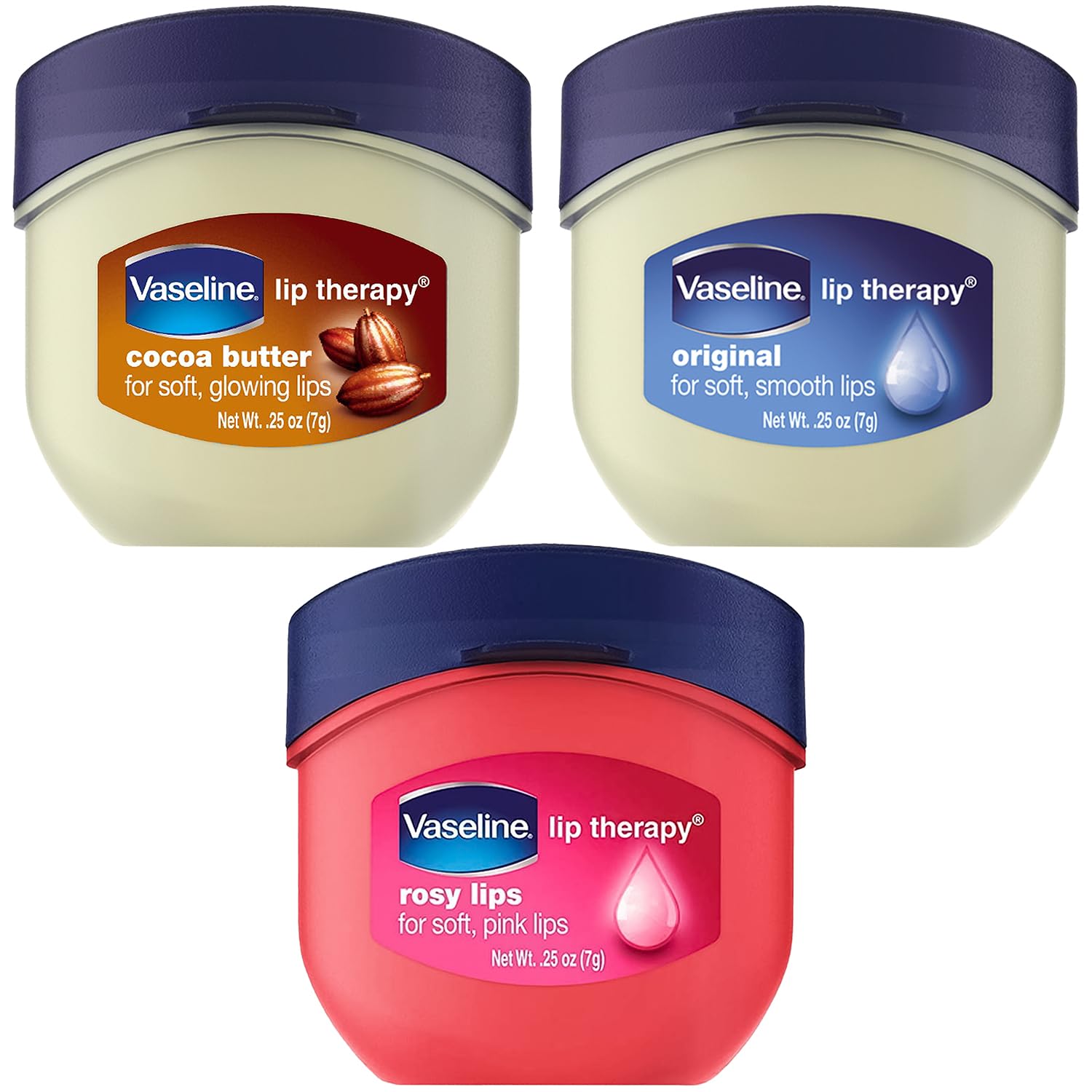 Vaseline Lip Therapy Lip Balm Mini – 0.25oz - Beauty Exchange Beauty Supply