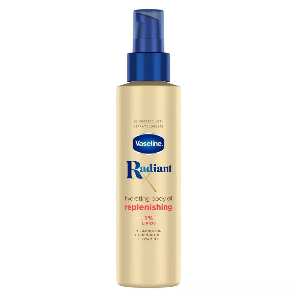 Vaseline Radiant X Hydrate & Replenish Body Oil – 3.7 oz - Beauty Exchange Beauty Supply