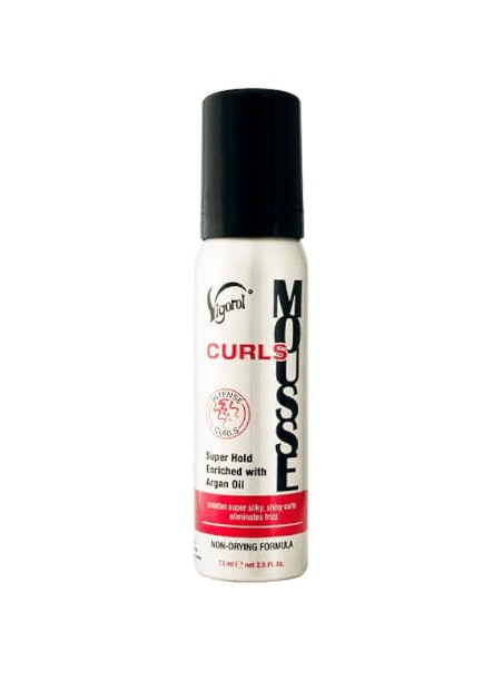 Vigorol Curling Mousse - Moisturizing Anti - Frizz for Frizzy Hair - Beauty Exchange Beauty Supply