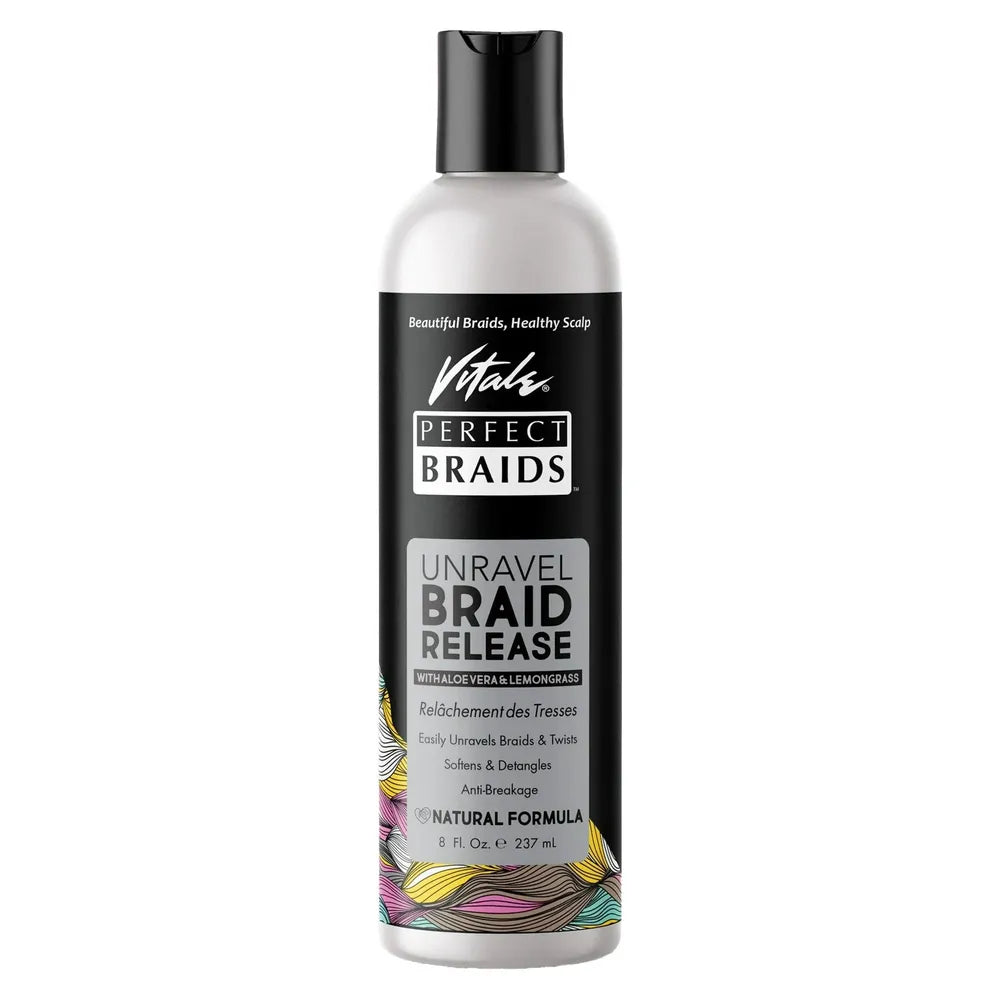 Vitale Perfect Braids – Unravel Braid Release / Calm Itch Relief / Cleanse Dry Shampoo - Beauty Exchange Beauty Supply