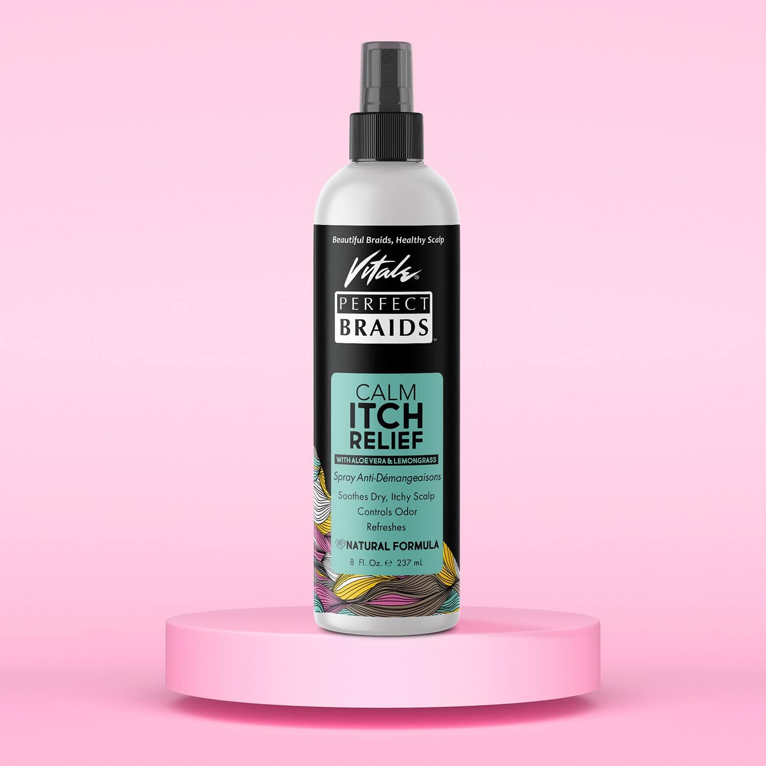 Vitale Perfect Braids – Unravel Braid Release / Calm Itch Relief / Cleanse Dry Shampoo - Beauty Exchange Beauty Supply