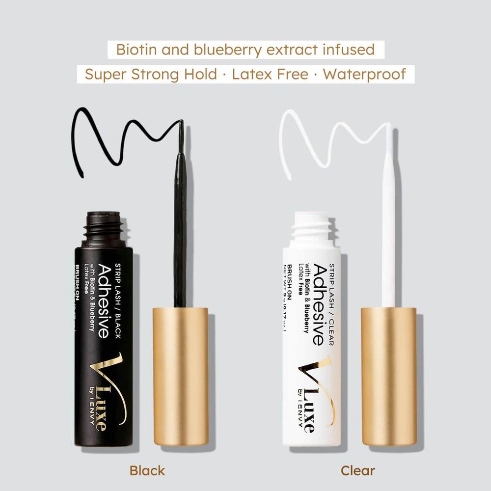Vluxe Biotin Strip Lash Glue – (VLEG01 & VLEG02) - Beauty Exchange Beauty Supply
