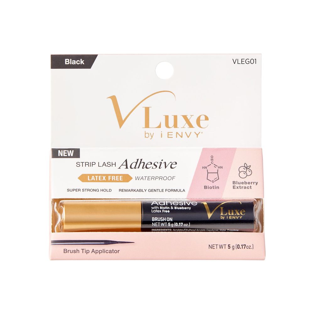 Vluxe Biotin Strip Lash Glue – (VLEG01 & VLEG02) - Beauty Exchange Beauty Supply