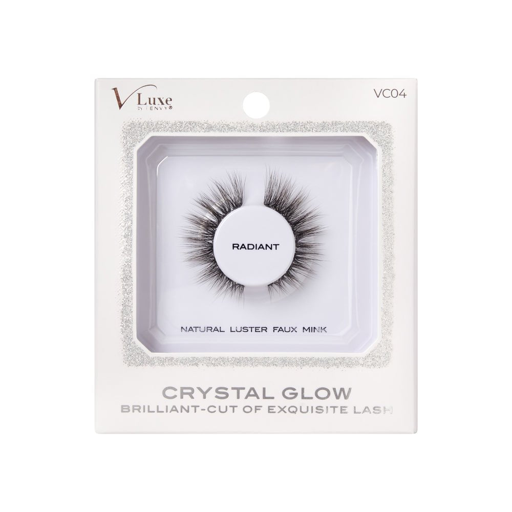 VLUXE by i - ENVY Crystal Glow Brilliant - Cut Lashes – Light - Reflecting Bevel Design | Gem - Inspired Glam | Styles: Trilliant, Marquise, Heart, Radiant, Emerald - Beauty Exchange Beauty Supply