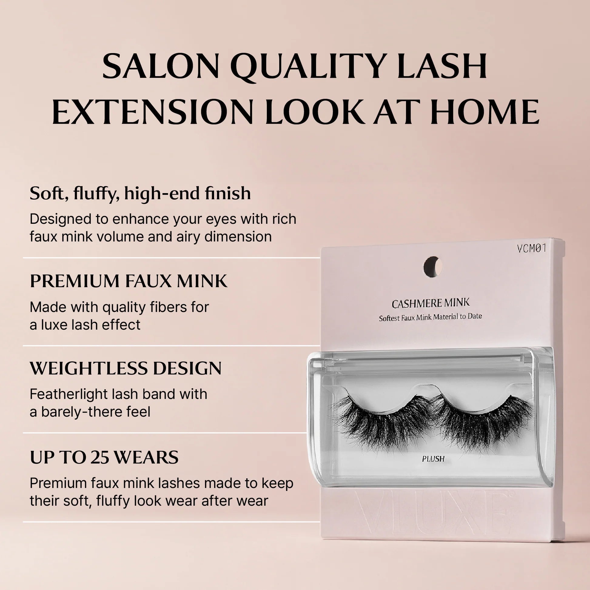 VLuxe By iENVY Cashmere Mink Eyelashes - Beauty Exchange Beauty Supply