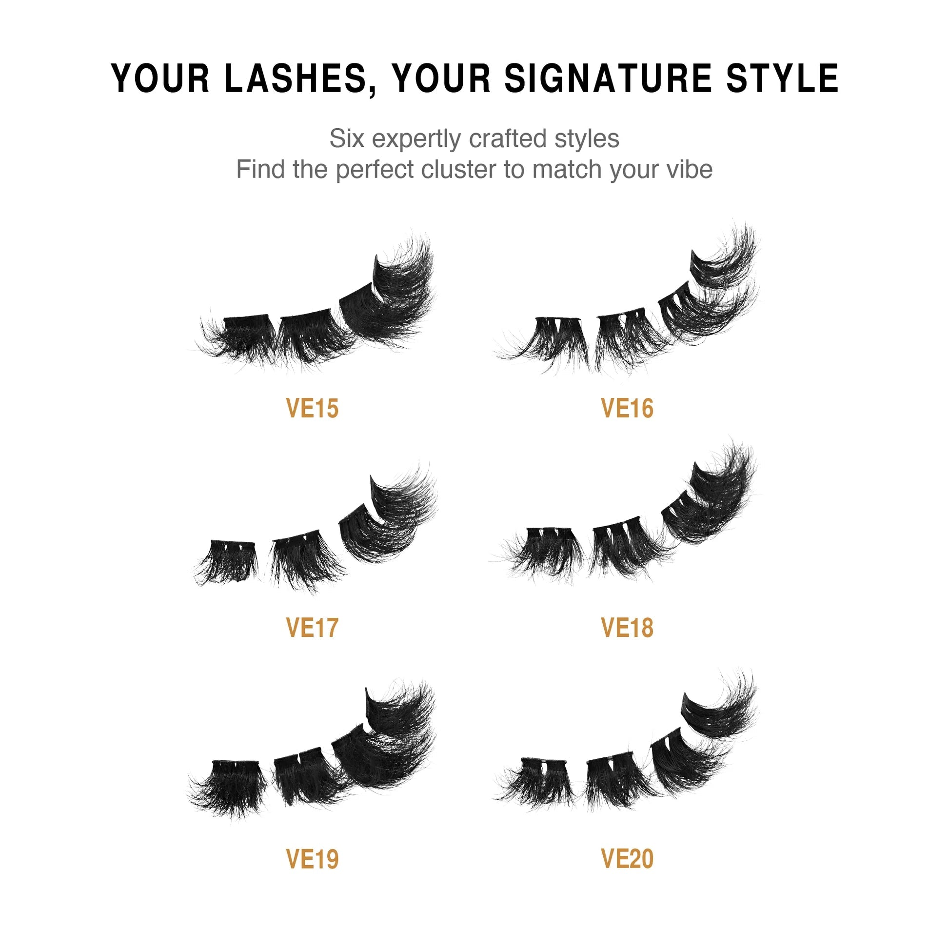 VLuxe By iENVY Extended Core Luxe Faux Mink Lash Clusters - Beauty Exchange Beauty Supply