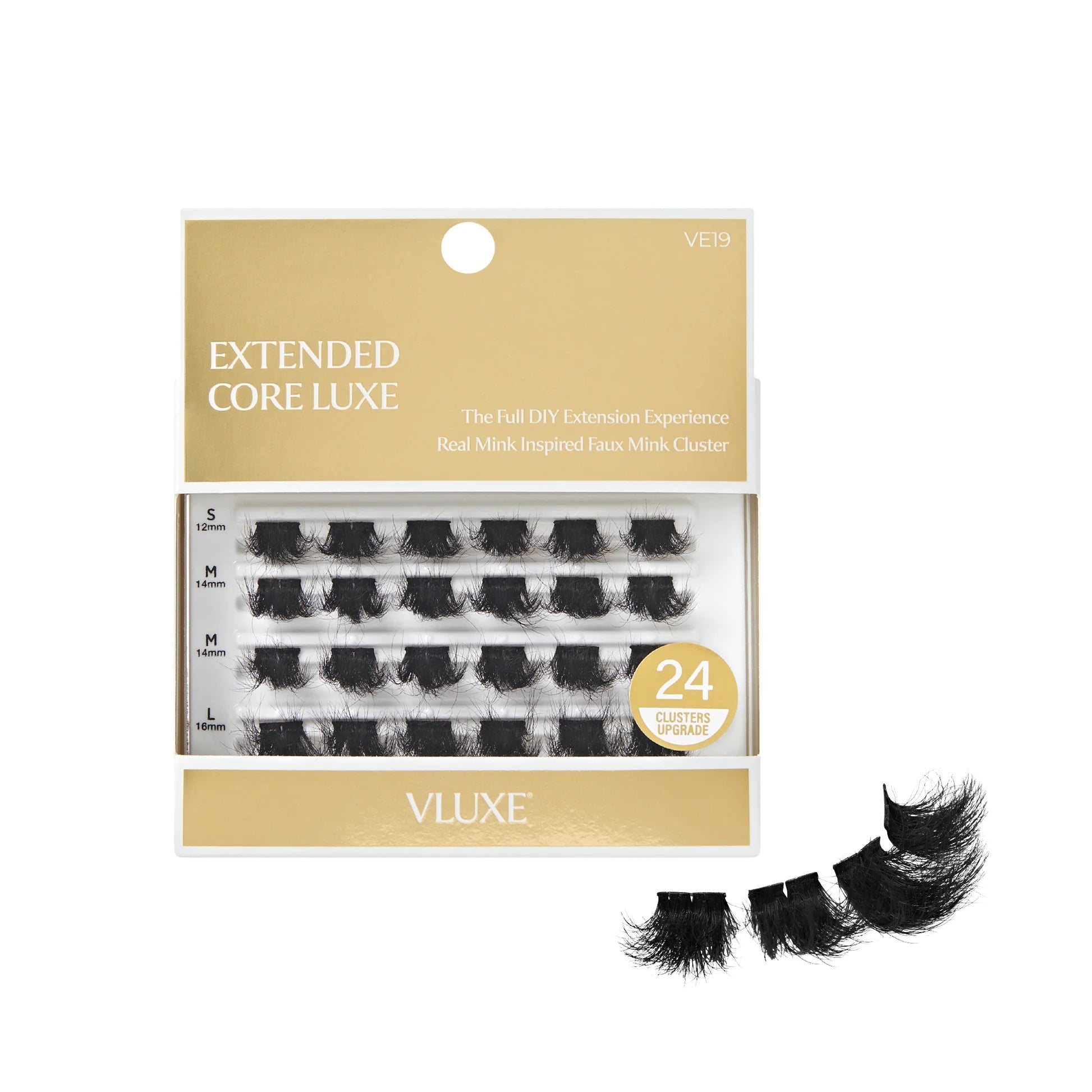 VLuxe By iENVY Extended Core Luxe Faux Mink Lash Clusters - Beauty Exchange Beauty Supply
