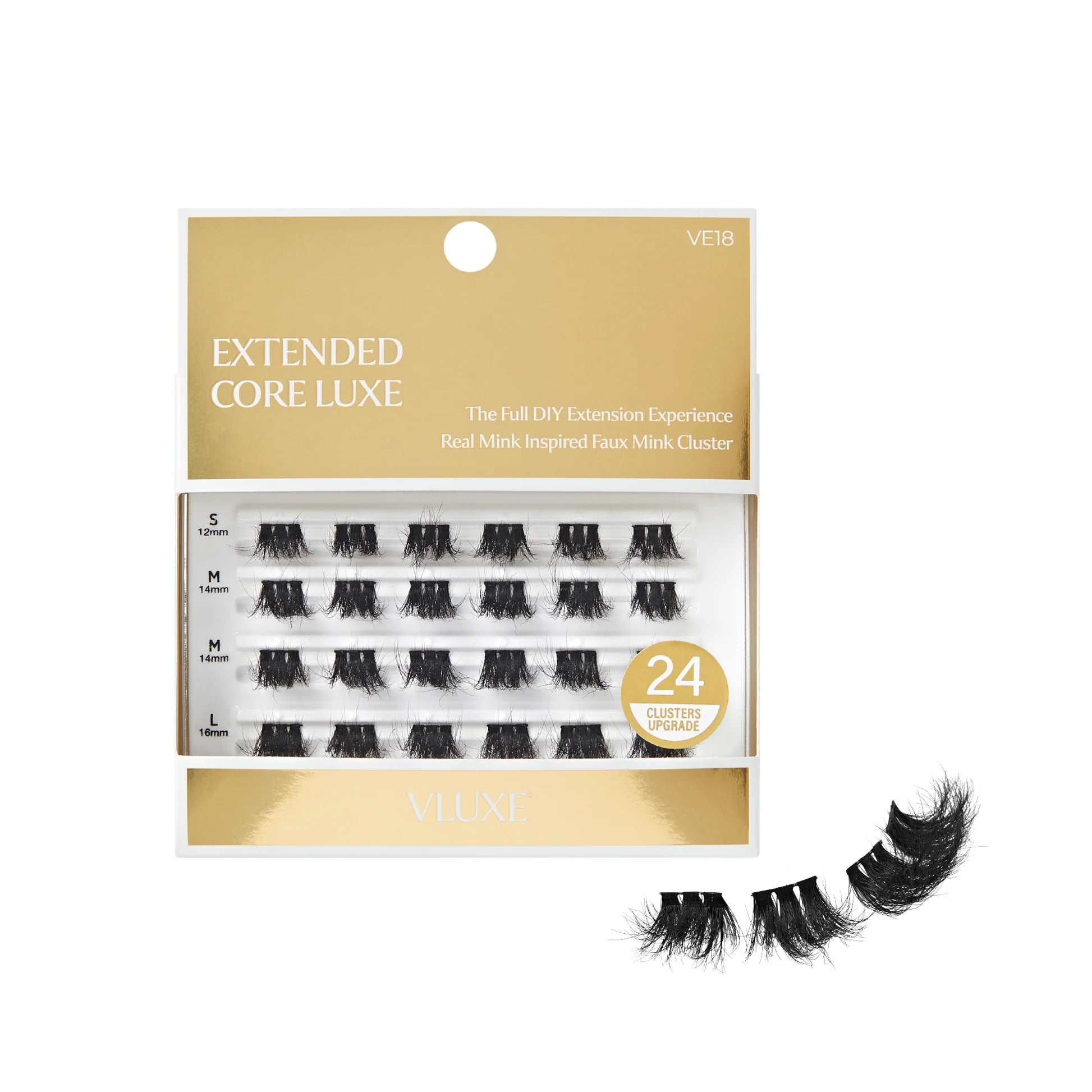 VLuxe By iENVY Extended Core Luxe Faux Mink Lash Clusters - Beauty Exchange Beauty Supply