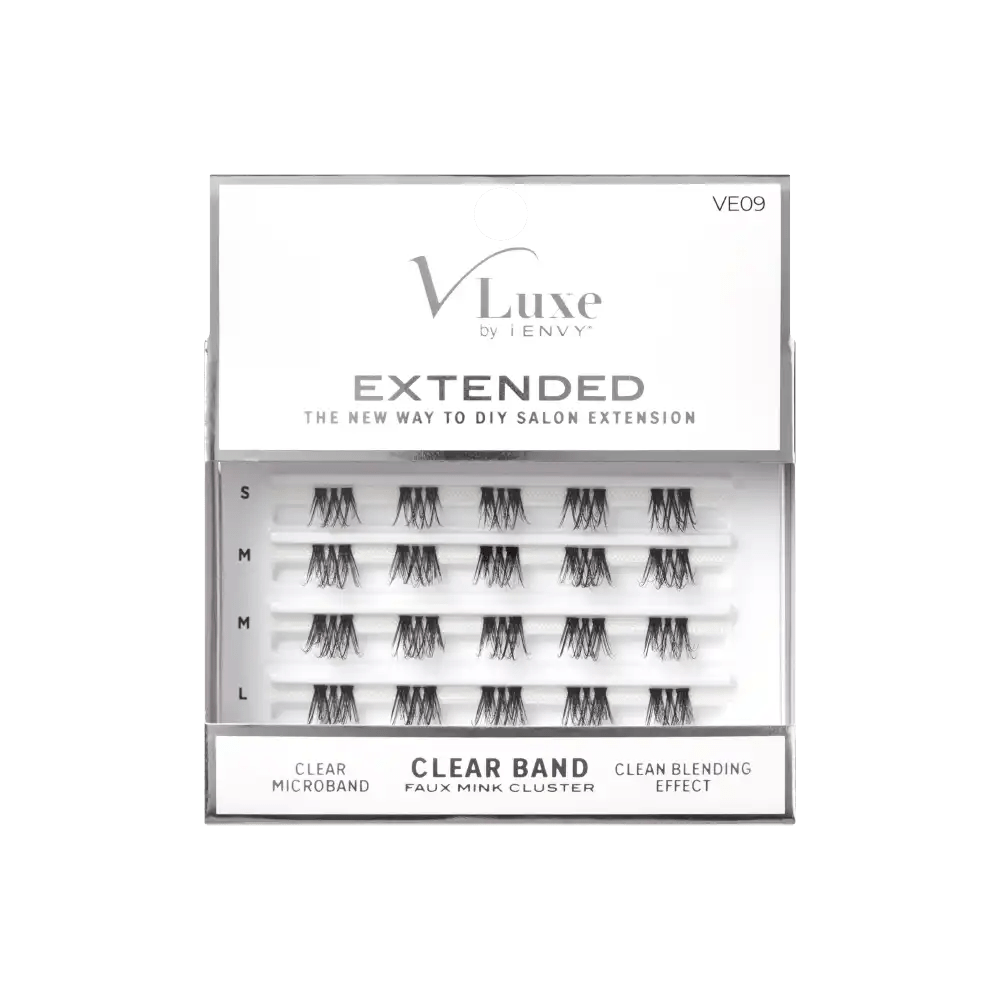 VLuxe by iEnvy Extended Faux Mink Cluster Lashes - Beauty Exchange Beauty Supply
