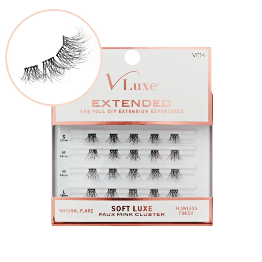 VLuxe Faux Mink Lash Clusters – Soft Luxe - Beauty Exchange Beauty Supply