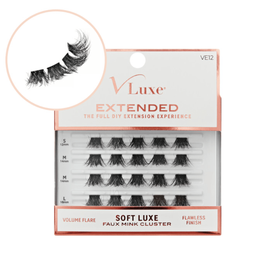 VLuxe Faux Mink Lash Clusters – Soft Luxe - Beauty Exchange Beauty Supply