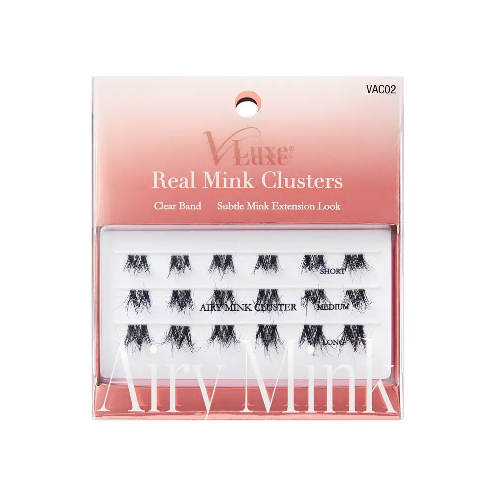 VLuxe & i - ENVY Real Mink Lash Clusters –Fluffy Extension - Beauty Exchange Beauty Supply