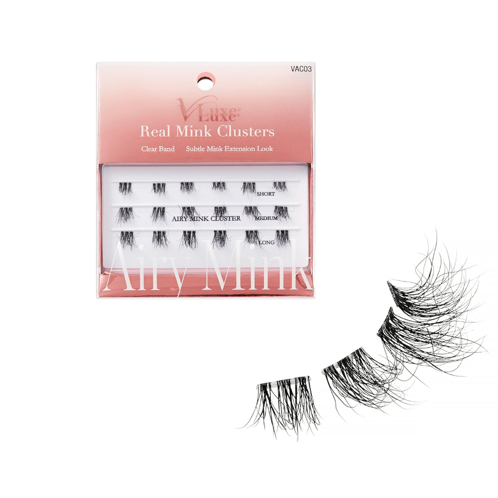 VLuxe & i - ENVY Real Mink Lash Clusters –Fluffy Extension - Beauty Exchange Beauty Supply
