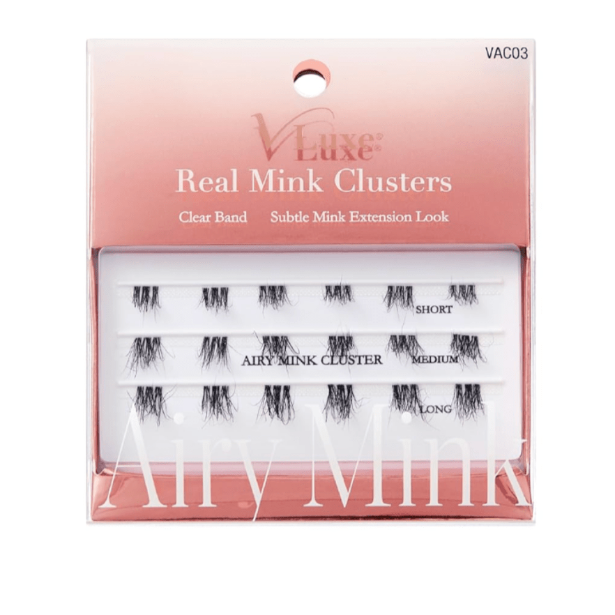 VLuxe & i - ENVY Real Mink Lash Clusters –Fluffy Extension - Beauty Exchange Beauty Supply