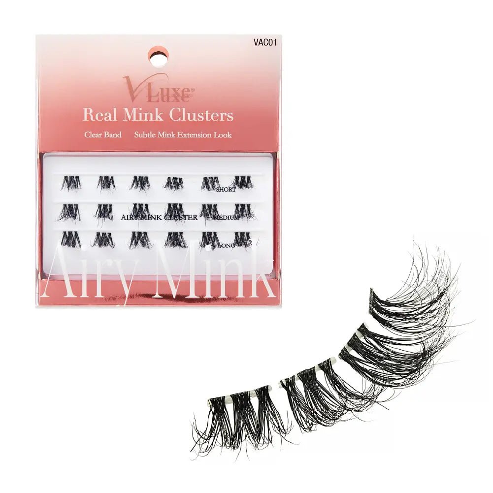 VLuxe & i - ENVY Real Mink Lash Clusters –Fluffy Extension - Beauty Exchange Beauty Supply