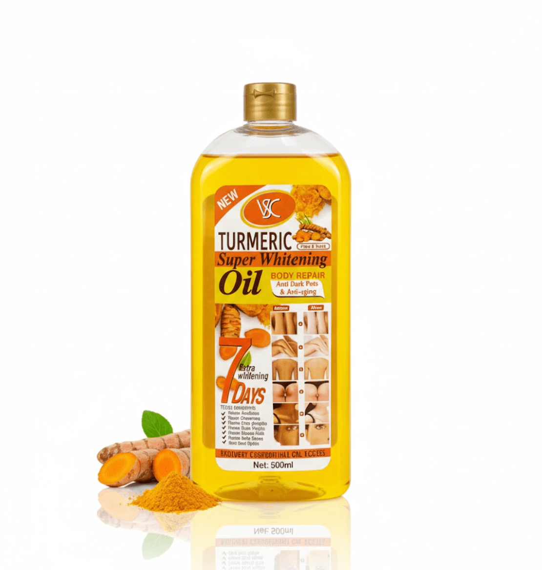VSC Turmeric Body Repair Oil – 500ml - Beauty Exchange Beauty Supply